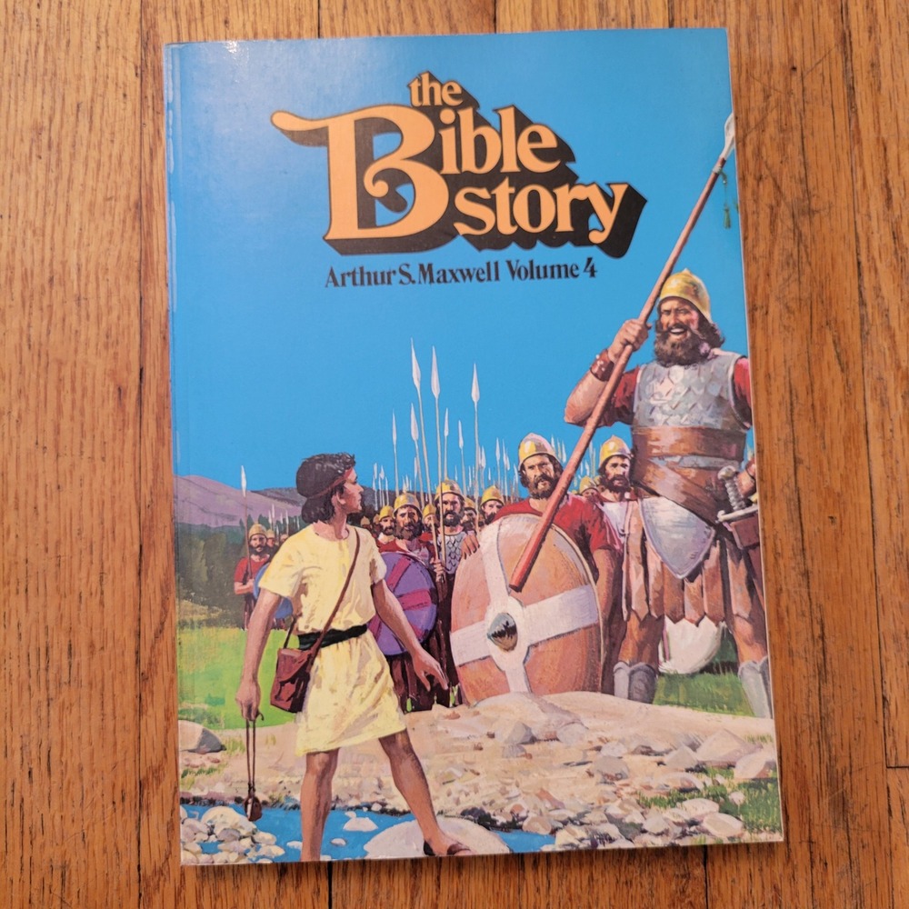 The Bible Story Volume 4 Blue Arthur S Maxwell 1983 Softcover Staging Decor Gift